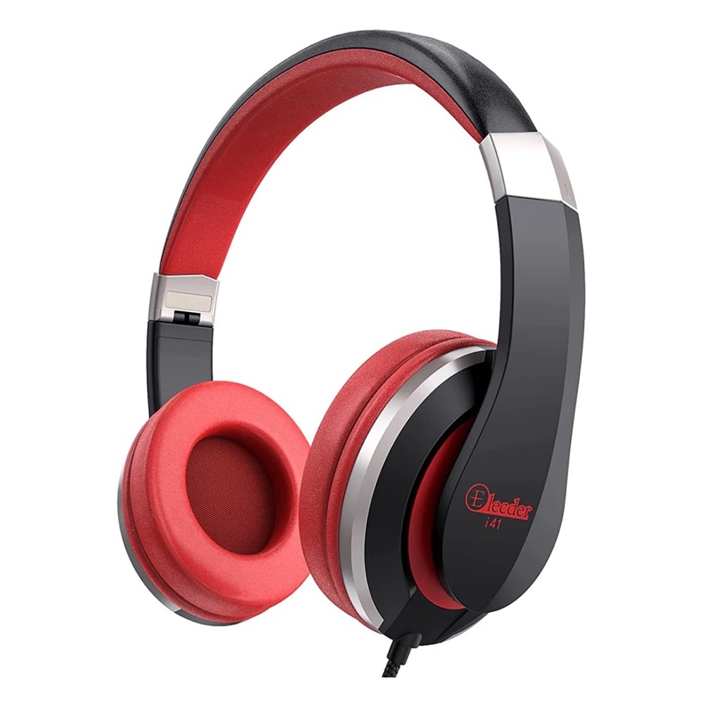 Elecder i41 Kids Headphones (RED/BLACK)